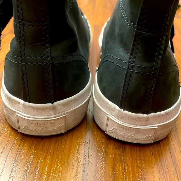 Converse Jack Purcell black leather high-tops - Picture 3 of 6